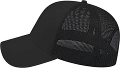 Cap America I3005 Mesh Back Cap Black Black / One Size Fits Most