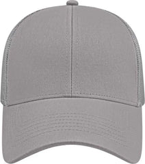 Cap America I3005 Mesh Back Cap - Gray - Gray / One Size Fits Most