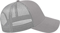 Cap America I3005 Mesh Back Cap - Gray - Gray / One Size Fits Most