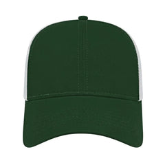 Cap America I3025 Two Tone Mesh Back Cap - Forest Green White - Forest White / One Size Fits Most