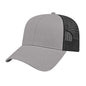 Cap America I3025 Two Tone Mesh Back Cap - Gray Black - Gray Black / One Size Fits Most