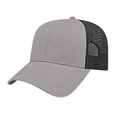 Cap America I3025 Two Tone Mesh Back Cap - Gray Black - Gray Black / One Size Fits Most