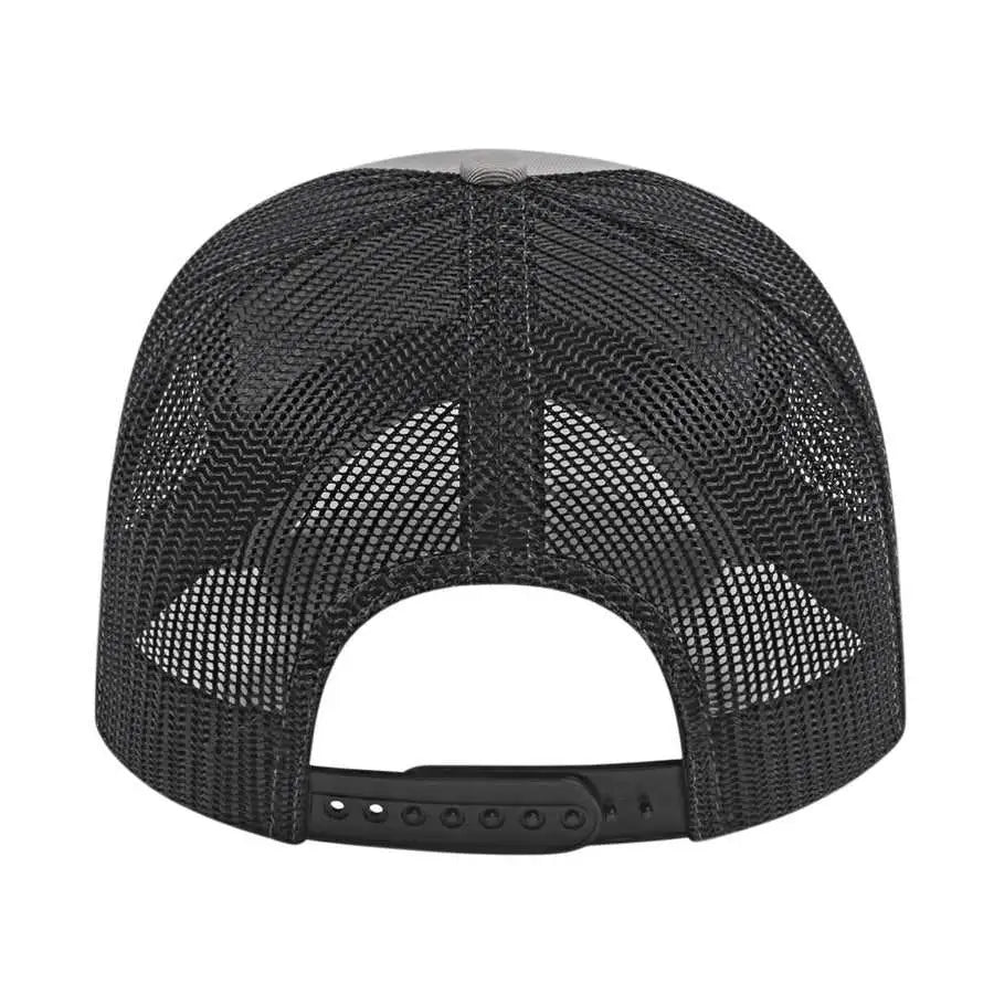 Cap America I3025 Two Tone Mesh Back Cap - Gray Black - Gray Black / One Size Fits Most
