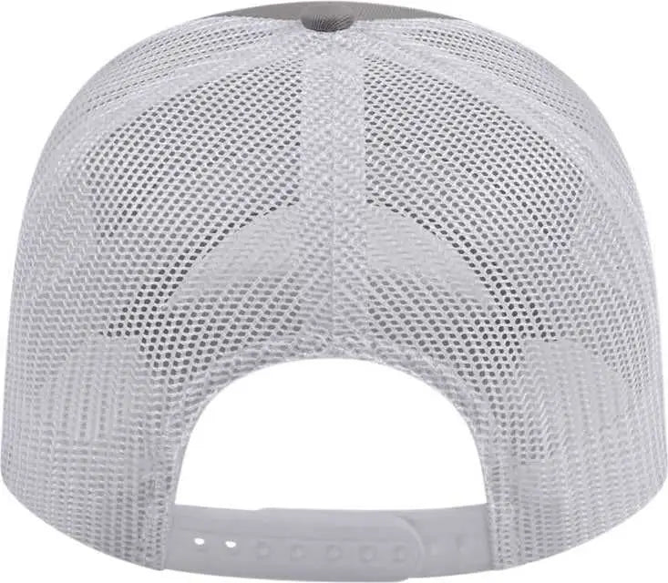 Cap America I3025 Two Tone Mesh Back Cap - Gray White - Gray White / One Size Fits Most