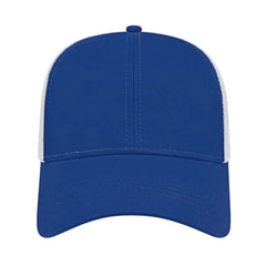 Cap America I3025 Two Tone Mesh Back Cap Royal White Royal White / One Size Fits Most