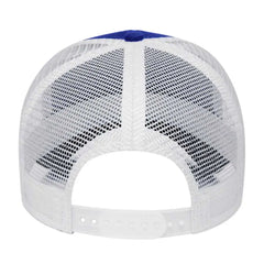 Cap America I3025 Two Tone Mesh Back Cap Royal White Royal White / One Size Fits Most