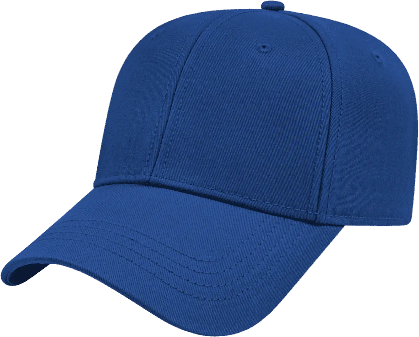 Cap America I3034 Chino Twill with Snap Tab Closure Cap Royal Royal / One Size Fits Most