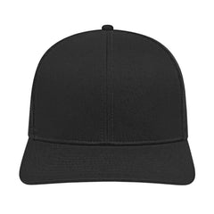 Cap America I3038 Poly/Cotton Mesh Back Cap Black Black / One Size Fits Most