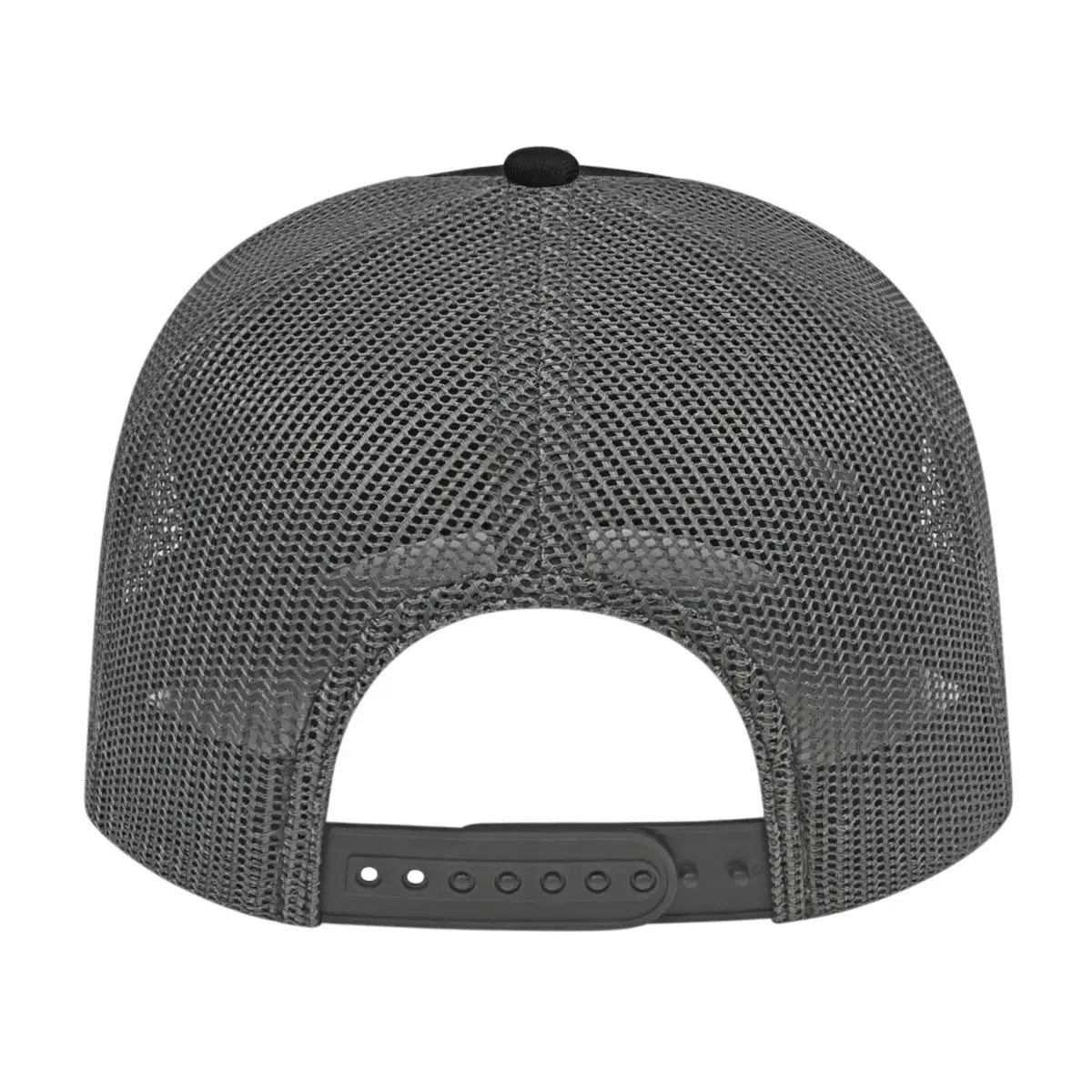 Cap America I3038 Poly/Cotton Mesh Back Cap - Black Charcoal - Black Dark Gray / One Size Fits Most