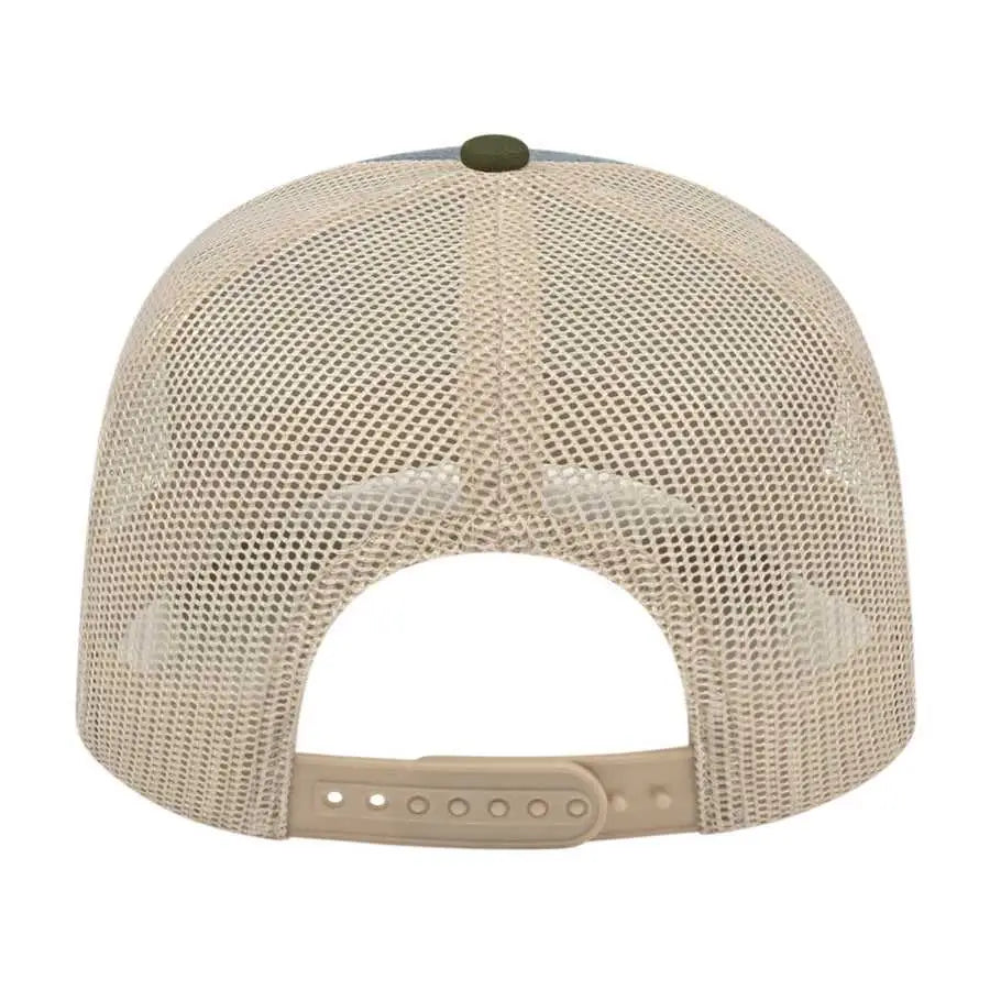 Cap America I3038 Poly/Cotton Mesh Back Cap - Heather Loden Stone - Gray Dark Gray / One Size Fits Most