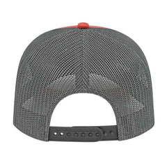 Cap America I3038 Poly/Cotton Mesh Back Cap Nantucket Red Charcoal Red Dark Gray / One Size Fits Most
