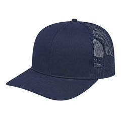 Cap America I3038 Poly/Cotton Mesh Back Cap Navy Navy / One Size Fits Most