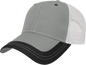 Cap America I5003 Polyester Mesh Back Cap - Gray Black - Gray Black / One Size Fits Most