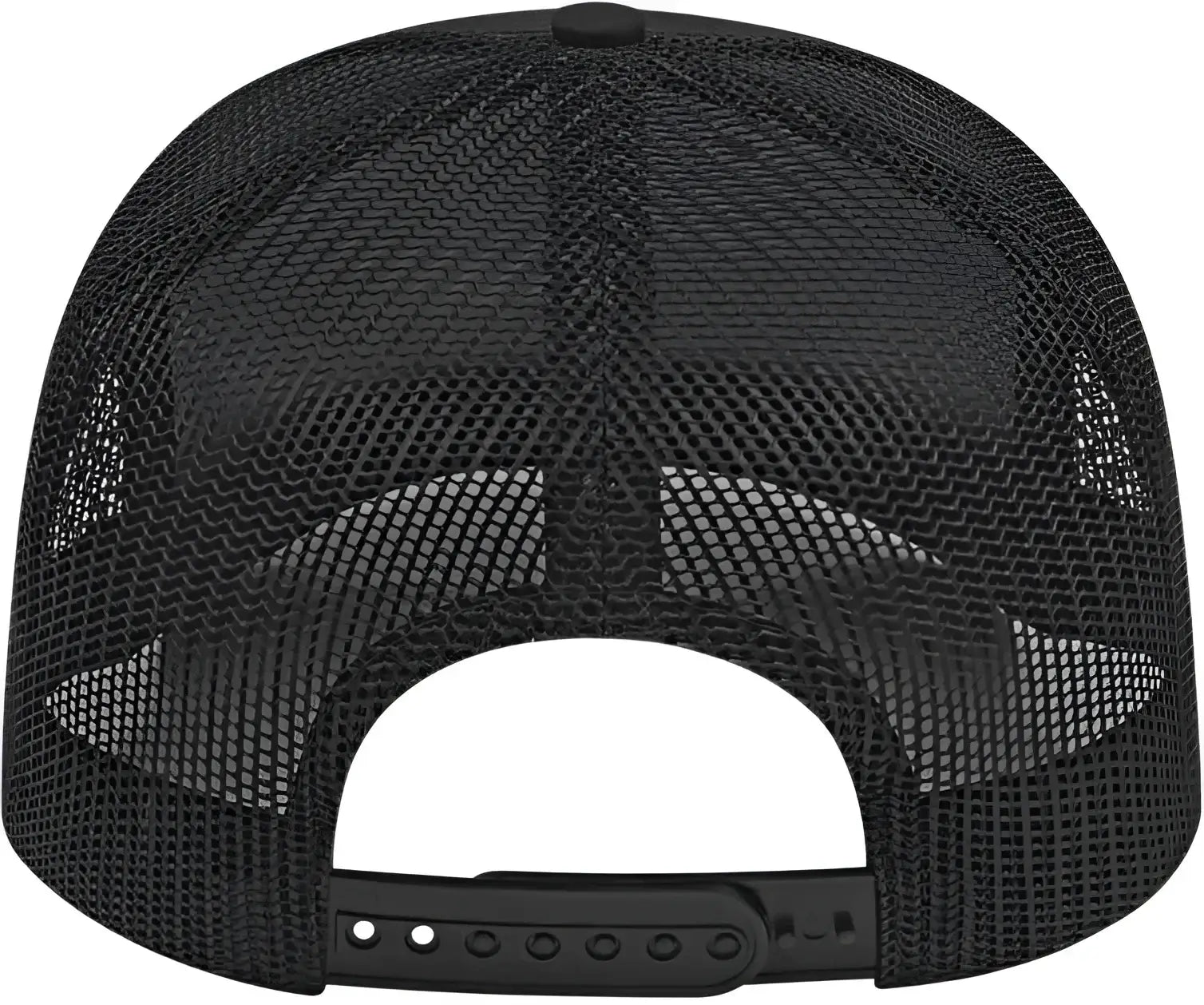 Cap America i5011 Value Rope Trucker Mesh Back Cap - Black - Black / One Size Fits Most