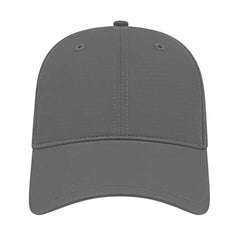 Cap America I7023 Structured Solid Active Wear Cap Charcoal Dark Gray / One Size Fits Most