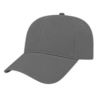 Cap America I7023 Structured Solid Active Wear Cap Charcoal Dark Gray / One Size Fits Most