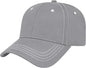 Cap America I7024 Soft Textured Polyester Mesh Cap Gray Gray / One Size Fits Most
