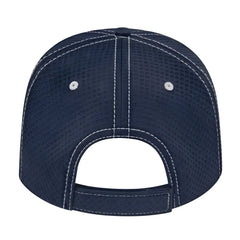 Cap America I7024 Soft Textured Polyester Mesh Cap Navy Navy / One Size Fits Most
