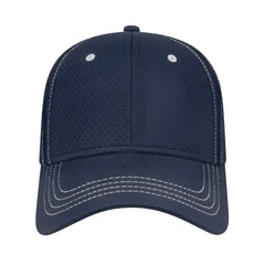 Cap America I7024 Soft Textured Polyester Mesh Cap Navy Navy / One Size Fits Most