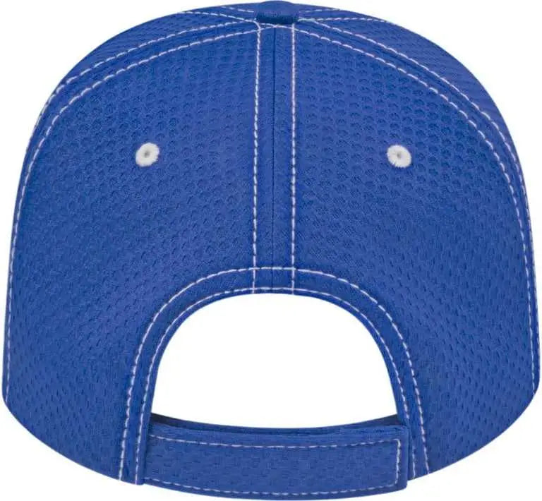 Cap America I7024 Soft Textured Polyester Mesh Cap - Royal - Royal / One Size Fits Most