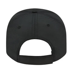 Cap America I7035 Lightweight Polyester Performance Cap Black Black / One Size Fits Most