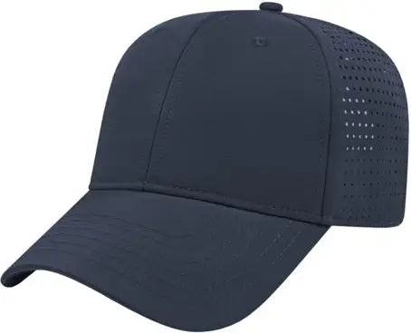Cap America I7038 Perforated Polyester Cap - Navy - Navy / One Size Fits Most