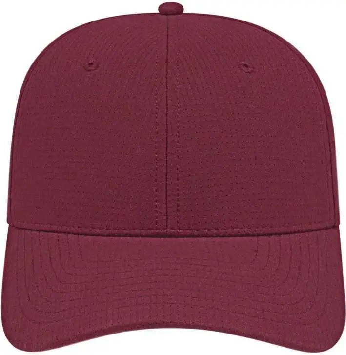 Cap America i7041 Lightweight Aerated Performance Cap - Maroon