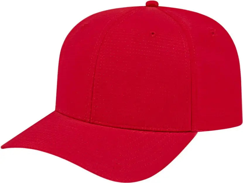 Cap America i7041 Lightweight Aerated Performance Cap - Red