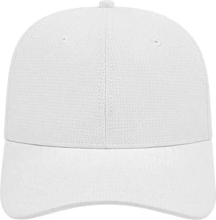 Cap America i7041 Lightweight Aerated Performance Cap - White