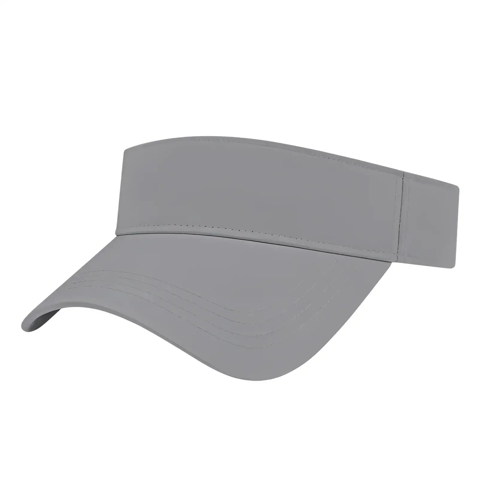 Cap America i7042 Performance Athletic Visor Gray Gray / One Size Fits Most