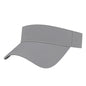 Cap America i7042 Performance Athletic Visor Gray Gray / One Size Fits Most