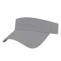 Cap America i7042 Performance Athletic Visor Gray Gray / One Size Fits Most
