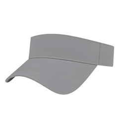Cap America i7042 Performance Athletic Visor Gray Gray / One Size Fits Most