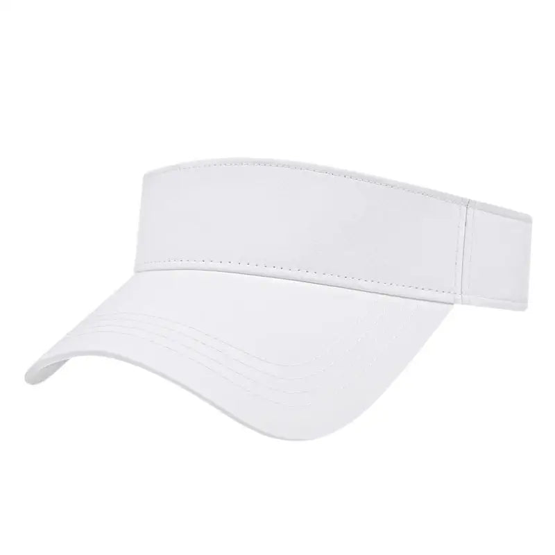 Cap America i7042 Performance Athletic Visor - White - White / One Size Fits Most