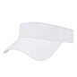 Cap America i7042 Performance Athletic Visor - White - White / One Size Fits Most