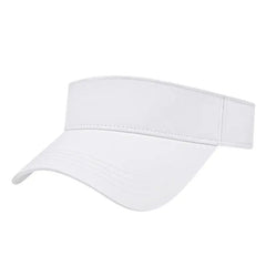 Cap America i7042 Performance Athletic Visor - White - White / One Size Fits Most