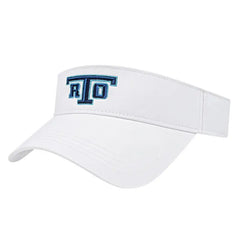 Cap America i7042 Performance Athletic Visor - White - White / One Size Fits Most