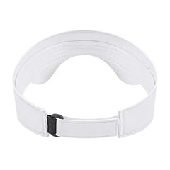 Cap America i7042 Performance Athletic Visor - White - White / One Size Fits Most