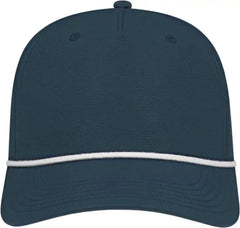Cap America i7256 Athletic Rope Cap Dark Blue White Navy White / One Size Fits Most