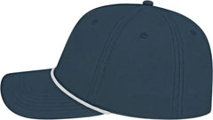 Cap America i7256 Athletic Rope Cap Dark Blue White Navy White / One Size Fits Most