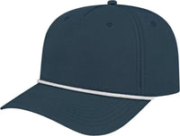 Cap America i7256 Athletic Rope Cap Dark Blue White Navy White / One Size Fits Most