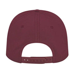 Cap America i7256 Athletic Rope Cap - Merlot White - White / One Size Fits Most