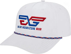 Cap America i7256 Athletic Rope Cap - White Red Royal - White Red Royal / One Size Fits Most