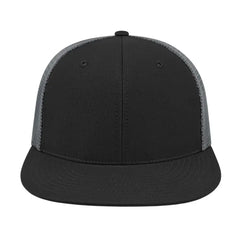 Cap America i8501 Flexfit Performance Trucker Mesh Back Cap Black Graphite
