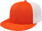 Cap America i8501 Flexfit Performance Trucker Mesh Back Cap Orange White Orange White / XS