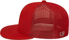 Cap America i8501 Flexfit Performance Trucker Mesh Back Cap Red