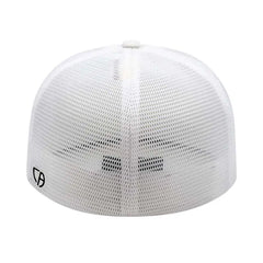 Cap America i8501 Flexfit Performance Trucker Mesh Back Cap White