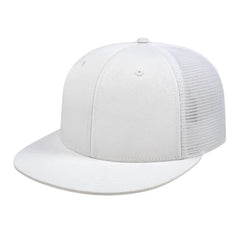 Cap America i8501 Flexfit Performance Trucker Mesh Back Cap White White / XS