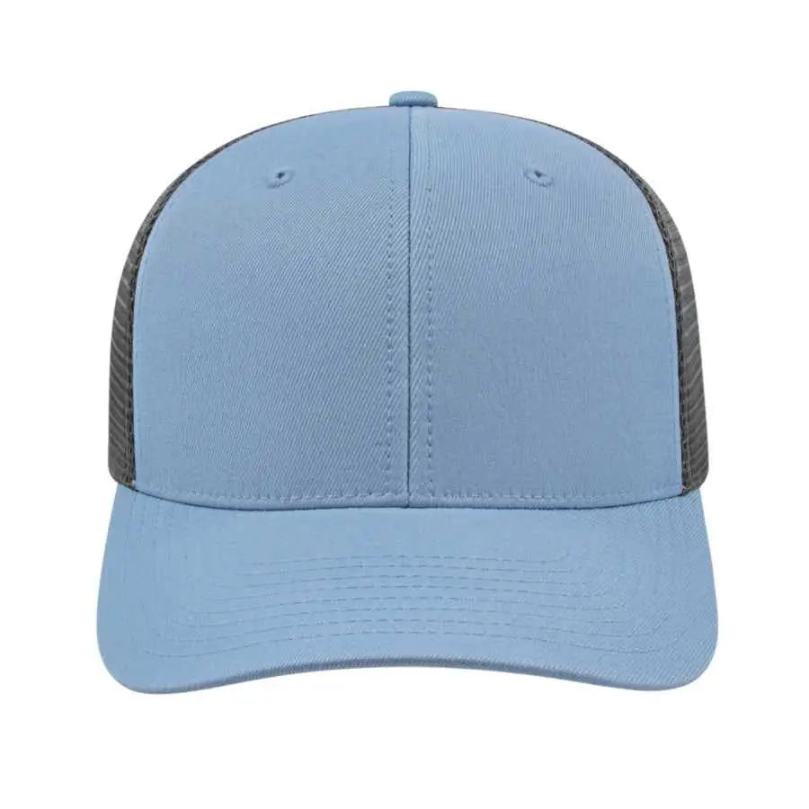 Cap America i8502 Flexfit 110 Trucker Mesh Back Cap - Allure Graphite - Dark Gray / One Size Fits Most