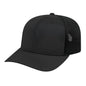 Cap America i8502 Flexfit 110 Trucker Mesh Back Cap Black Black / One Size Fits Most